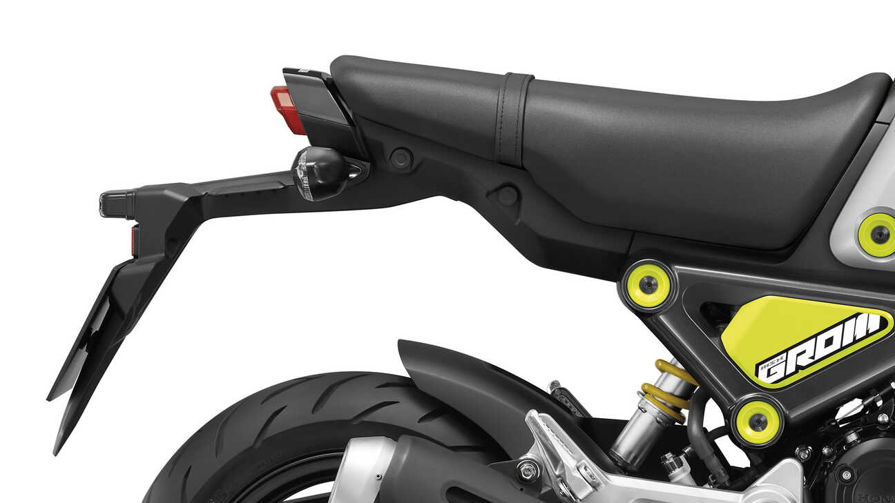 MSX125, faible hauteur de la selle