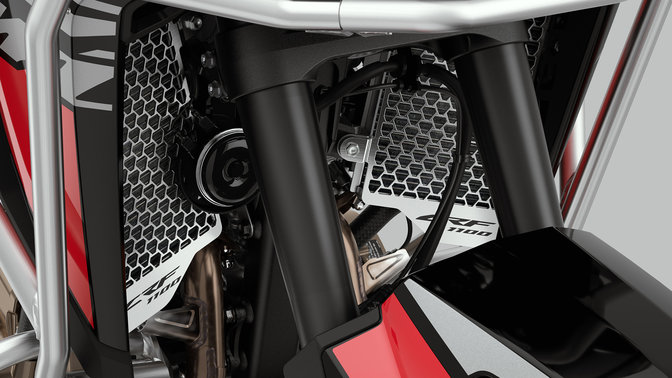 Protections de radiateur de la Honda Africa Twin