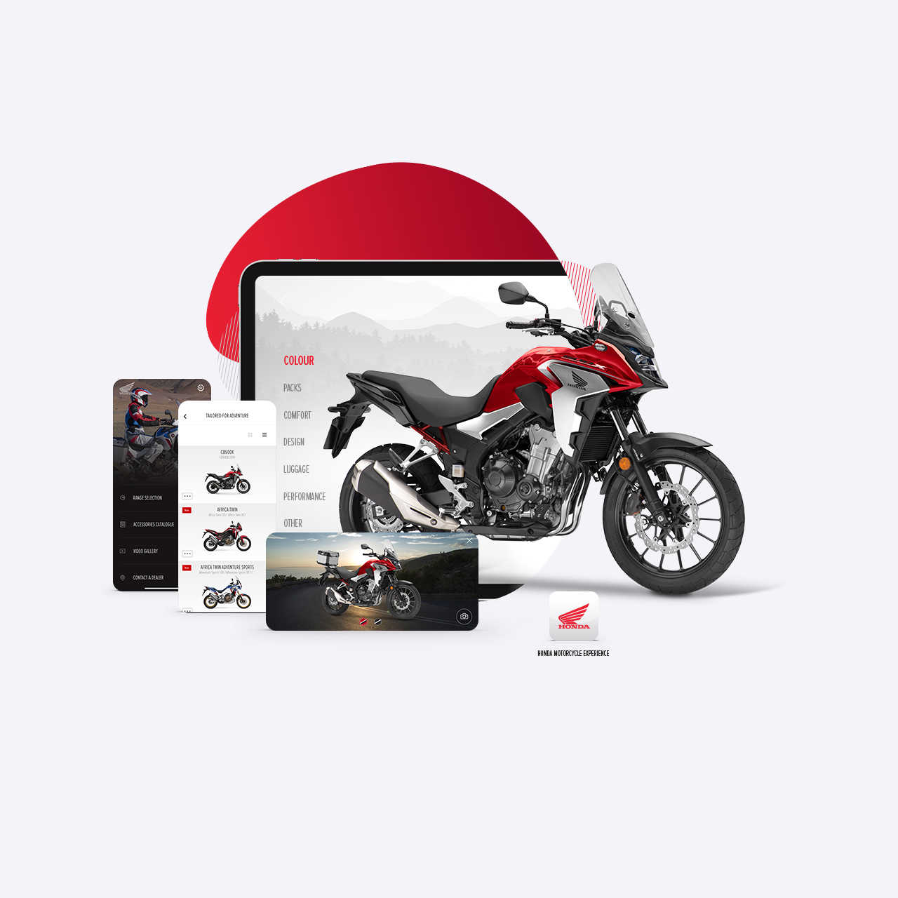 Configurez votre Honda CB500X sur mobile