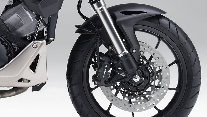 Gros plan sur la roue de la Crossrunner.
