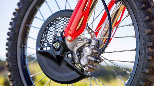 CRF450R : étrier de frein avant aux caractéristiques HRC