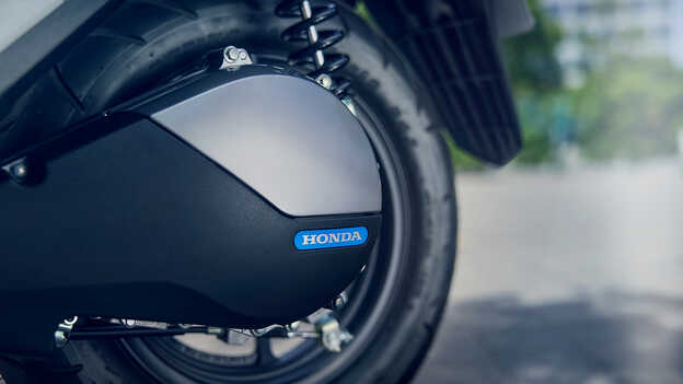 Gros plan de la nouvelle unité E-Drive avec moteur latéral.