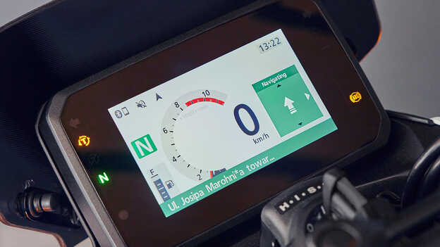 Connectivité Honda CB500 Hornet pour smartphones avec navigation