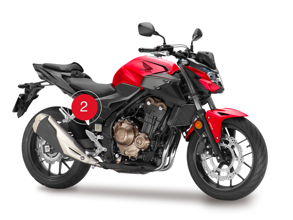 Présentation CB500F Roadsters Gamme Motos Honda