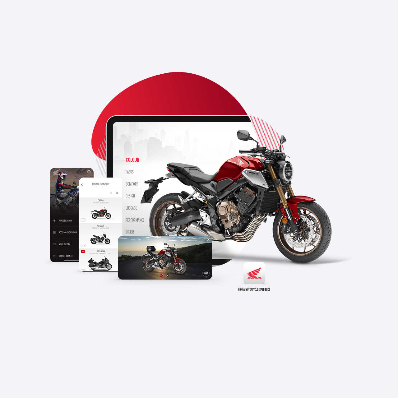 Configurez votre Honda CBR650R sur mobile