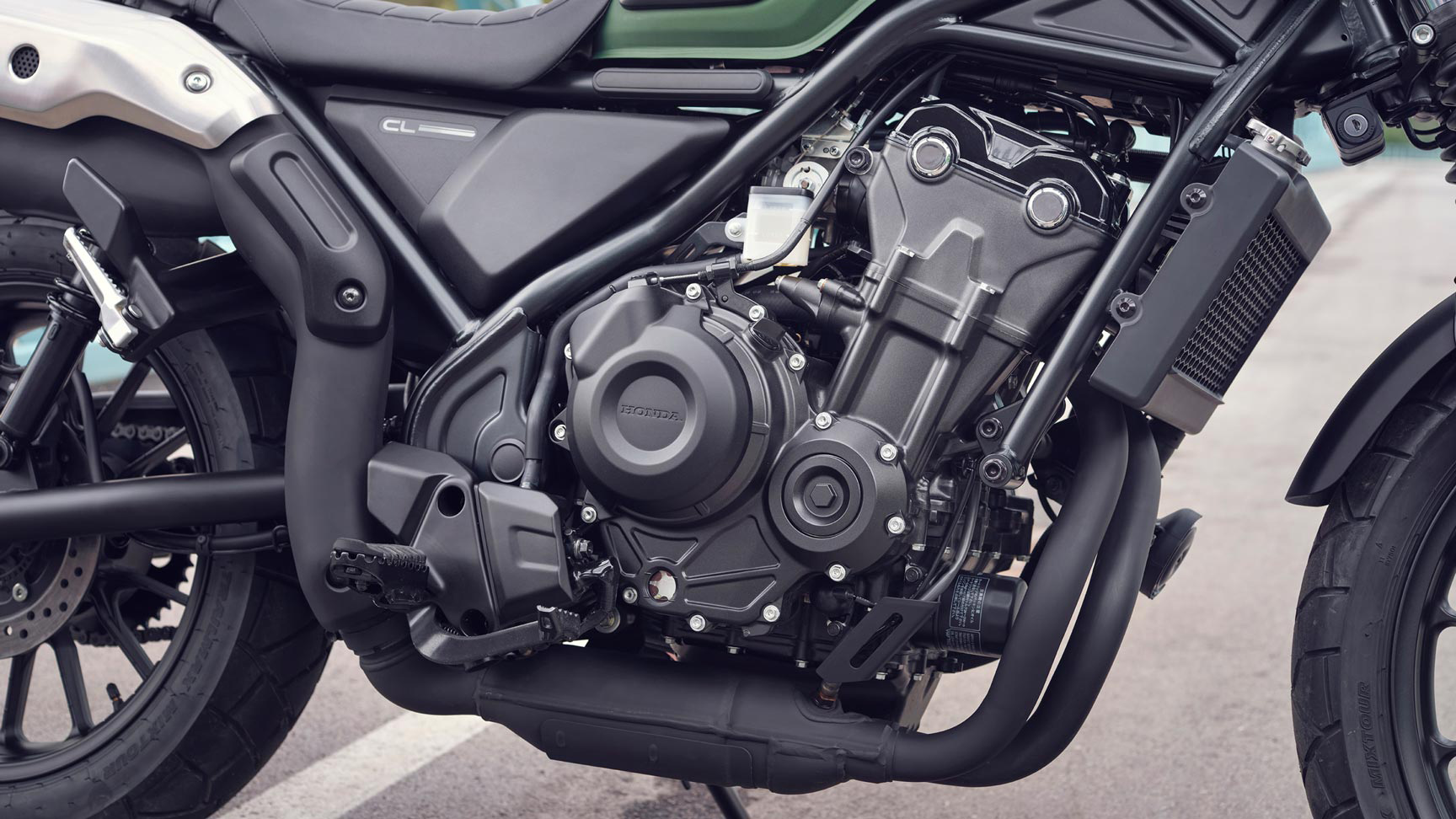 Embrayage à glissement assisté de la Honda CL500.