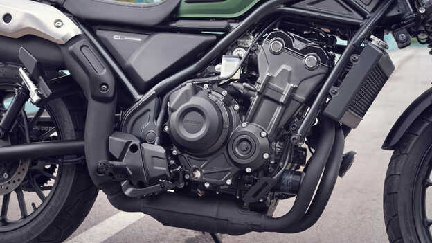 Embrayage à glissement assisté de la Honda CL500