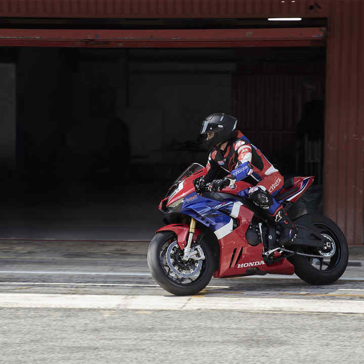 Marc Marquez rides the 2020 Honda CBR1000RR-R SP