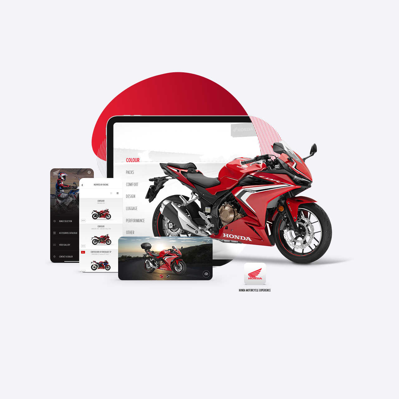 Configurez votre Honda CBR500R Fireblade sur mobile