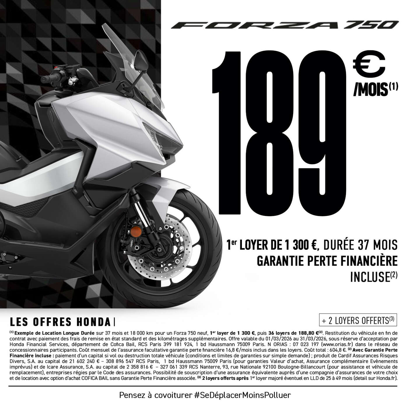 LOA Forza 750 pour 189 € / mois