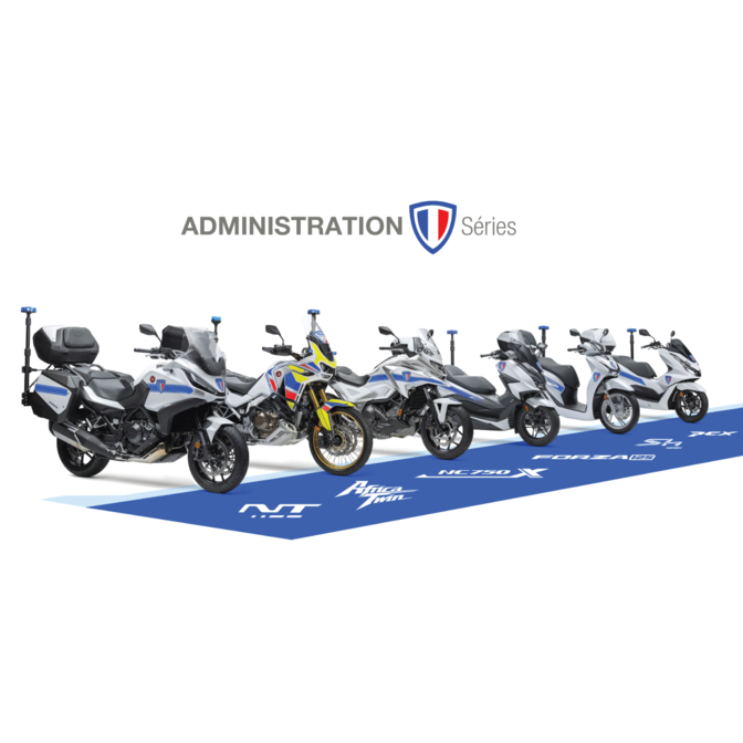 Moto et scooters Honda Flotte police municipale
