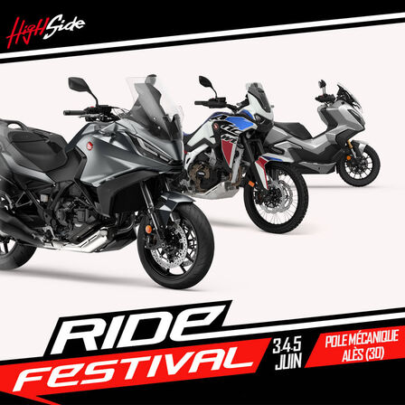 Honda au High Side Festival 2022 essai moto
