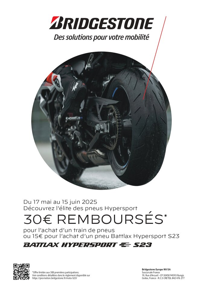 Opération promo Bridgestone - S23